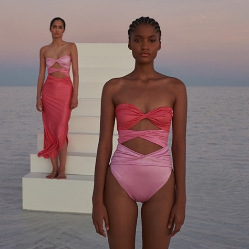 Baobab - ola one piece bathing suit in moonstone